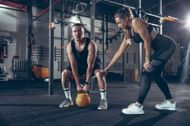 Kettlebell swings. (Image via Freepik)